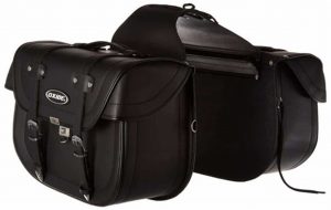 Oxide Deluxe Tek Leather Motorcycle Saddlebags